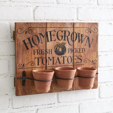 Mamma Mia's Closet Wall Sign Clay Pots